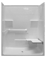 ADA Showers minimum 60″ x 30″ inside dimension