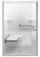 ADA transfer Showers minimum 36